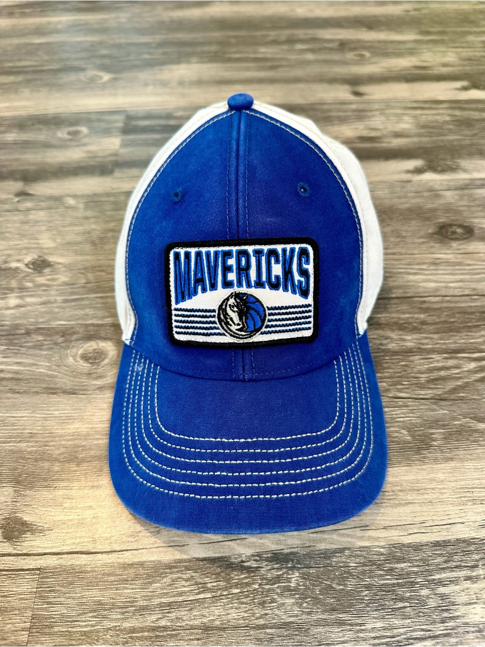 Dallas Mavericks ’47 Brand Hat Blue White Adjustable NBA Basketball Cap OSFA